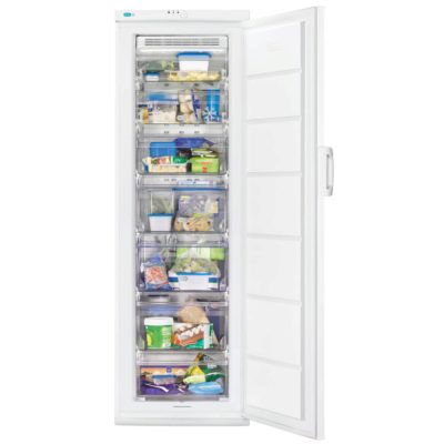 Zanussi ZFU25113WA Tall Upright Cabinet Frost Free Freezer in White Zanussi ZFU25113WA Tall Upright Cabinet Frost Free Freezer in White